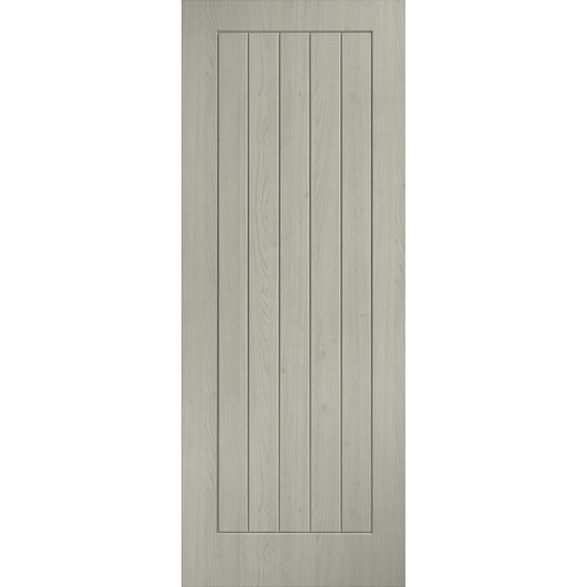 LPD Prefinished Light Grey Laminate Cottage FD30 Internal Fire Door