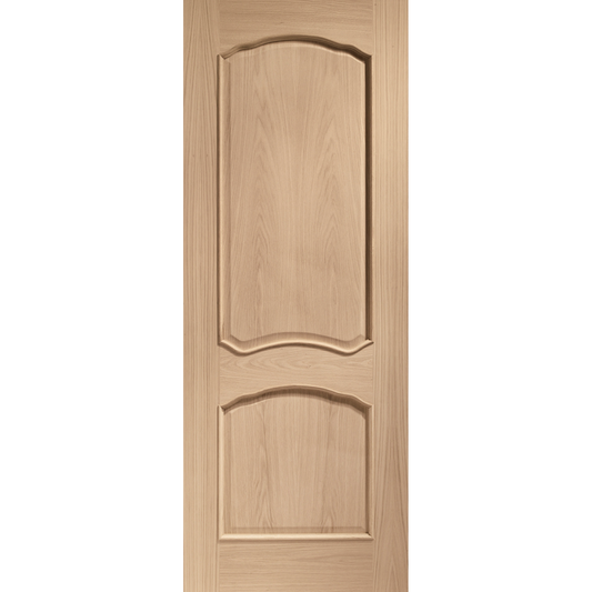 Internal Oak Louis Fire Door with Raised Mouldings