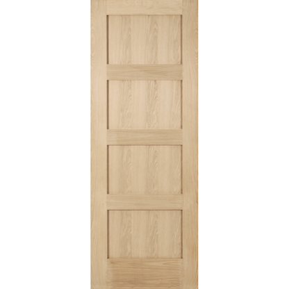 Oak Shaker 4 Panel Internal Door