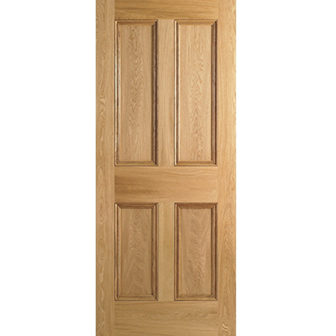 LPD Unfinished Oak Regency 4P FD30 Internal Fire Door