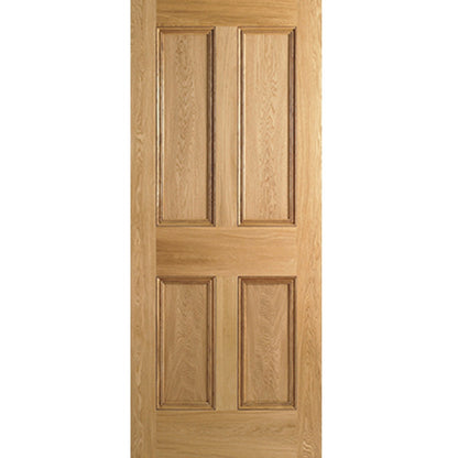 LPD Unfinished Oak Regency 4P FD30 Internal Fire Door