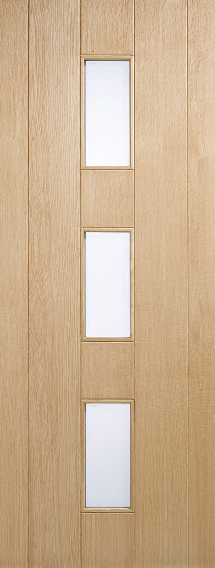 LPD Oak Copenhagen 3L Glazed External Door