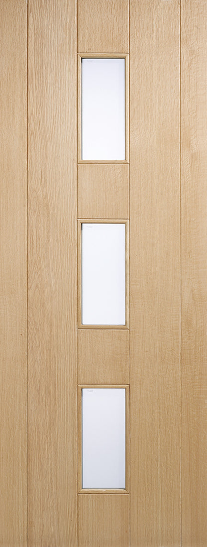 LPD Oak Copenhagen 3L Glazed External Door
