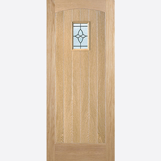 LPD Oak Cottage 1L Glazed External Door