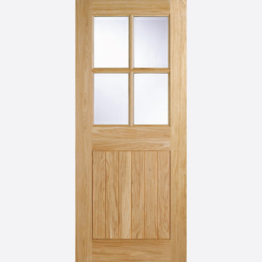 LPD Oak Cottage 4L Glazed External Door