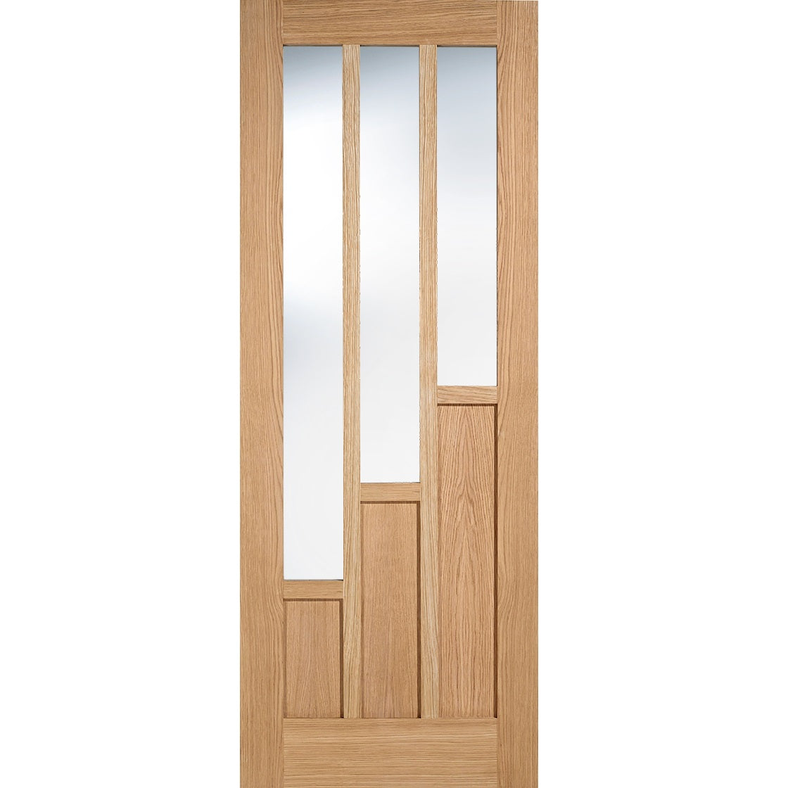 Prefinished Oak Coventry Glazed Internal Door