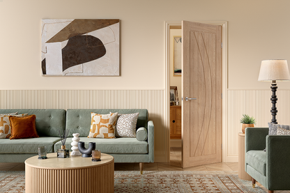 LPD Unfinished Oak Girona FD30 Internal Fire Door