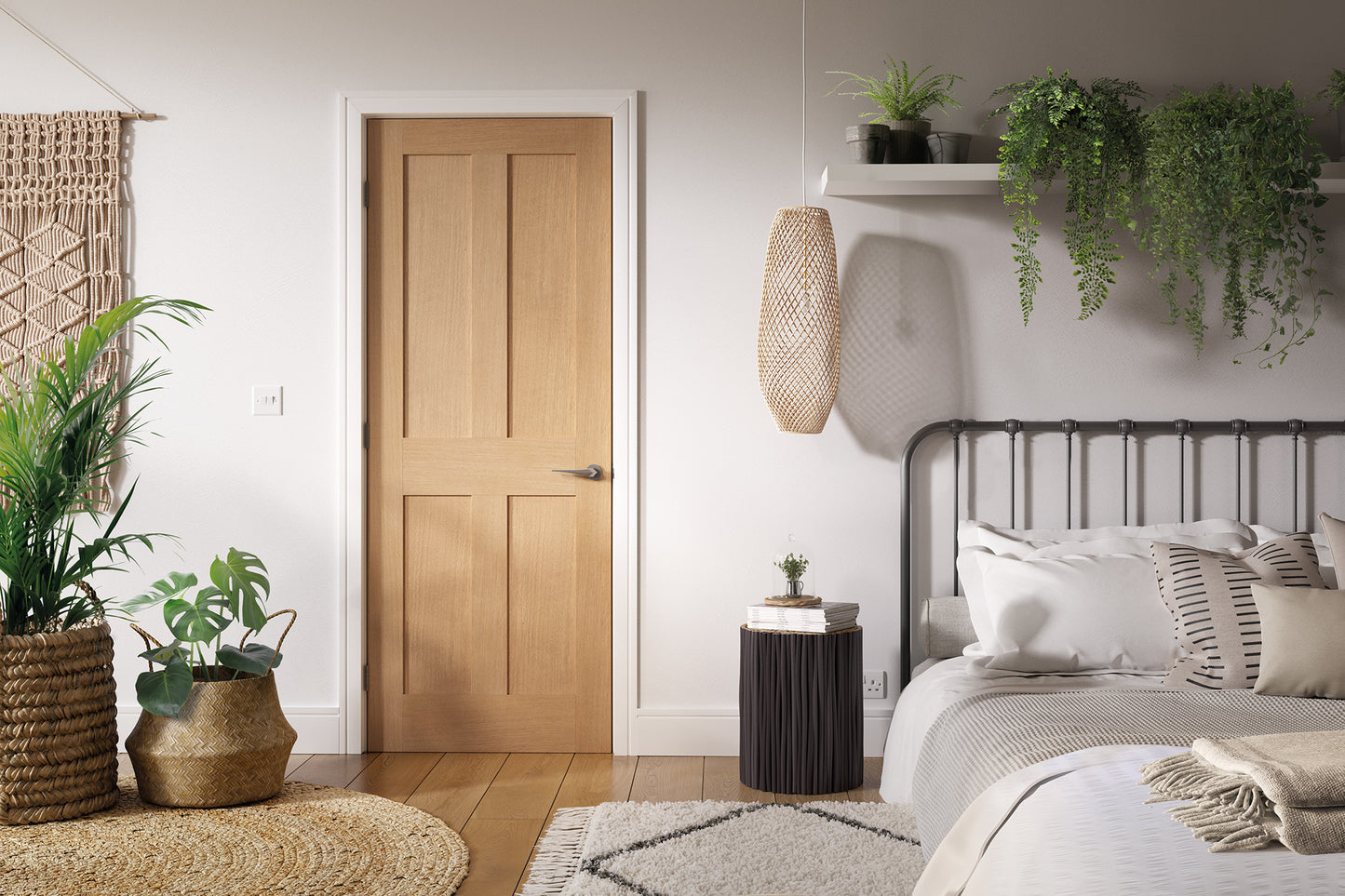 LPD Prefinished Oak London FD30 Internal Fire Door