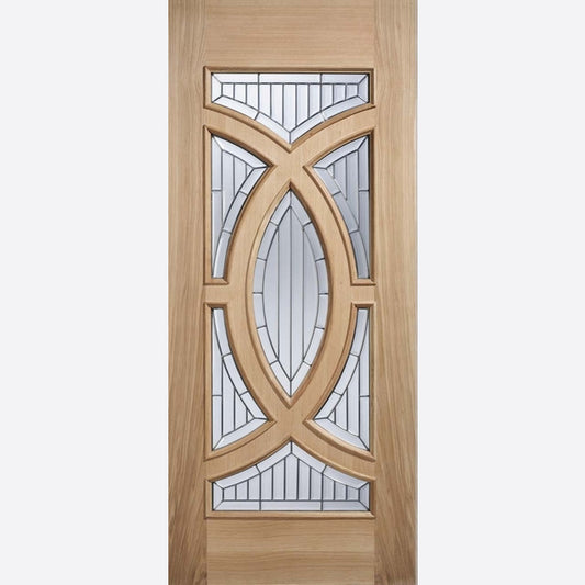 LPD Oak Majestic Glazed External Door