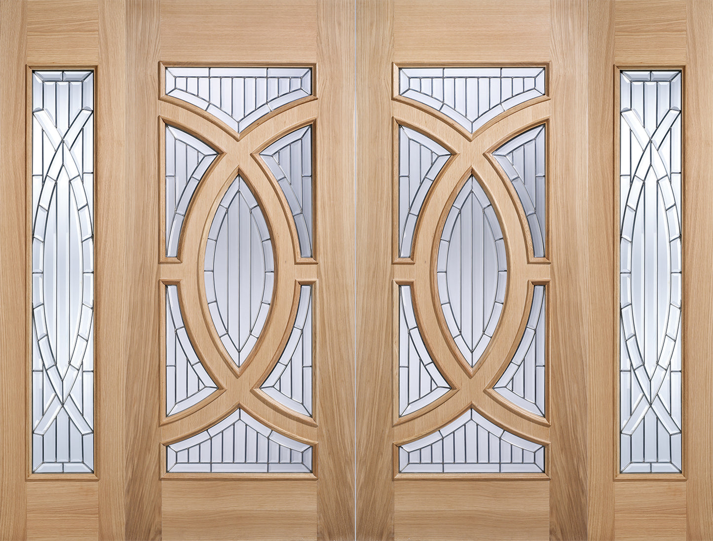 LPD Oak Majestic Glazed External Door