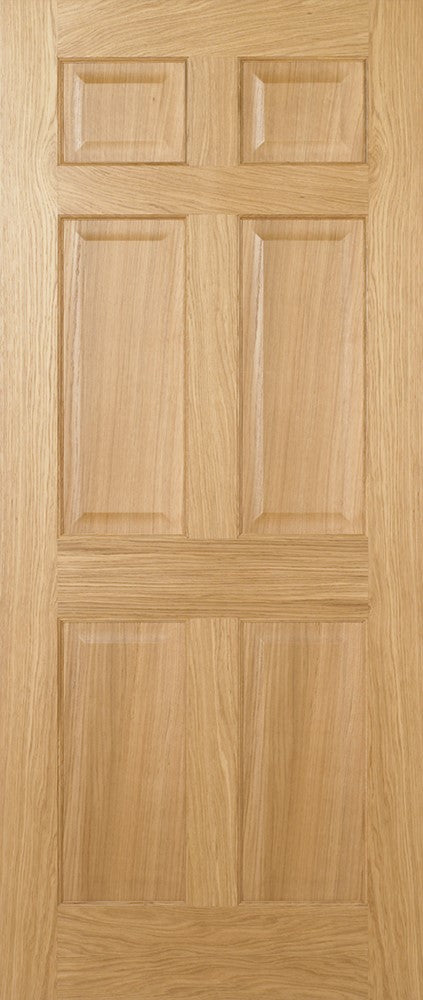LPD Prefinished Oak Regency 6P FD30 Internal Fire Door
