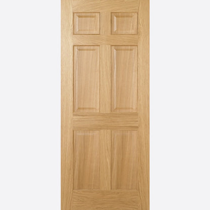 LPD Prefinished Oak Regency 6P FD30 Internal Fire Door