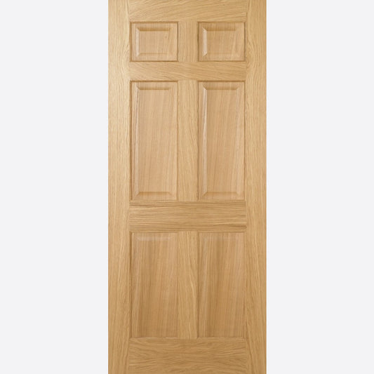 LPD Prefinished Oak Regency 6P FD30 Internal Fire Door