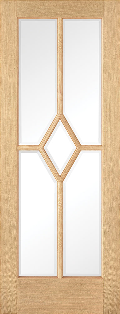 LPD Prefinished Oak Reims 5L Glazed Internal Door