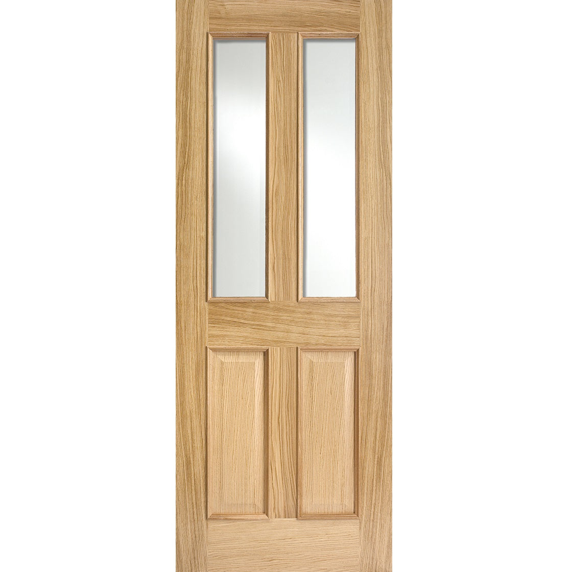 LPD Unfinished Oak Richmond Glazed 2L RM2S Internal Door