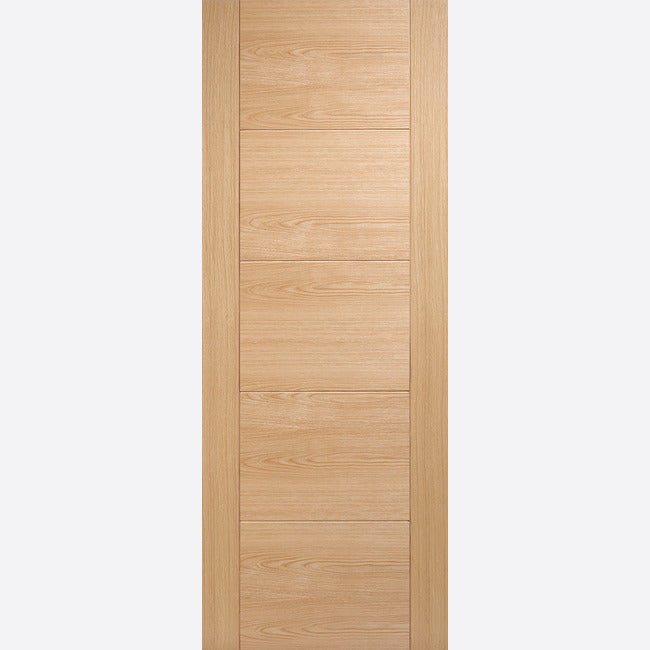 Prefinished Oak Vancouver 5P FD60 Internal Fire Door