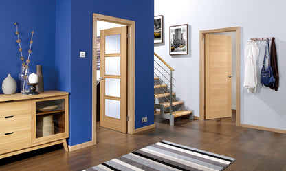 LPD Prefinished Oak Vancouver 4L Internal Door