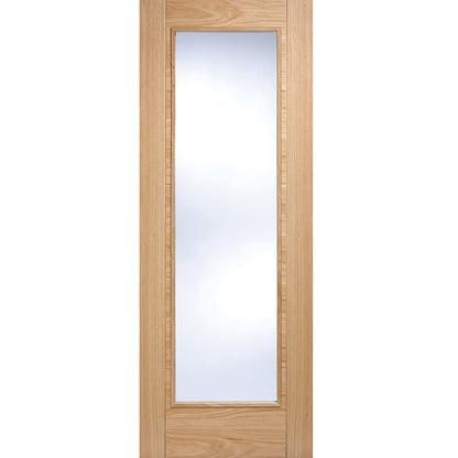LPD Prefinished Oak Vancouver FD30 P10 Glass Internal Fire Door