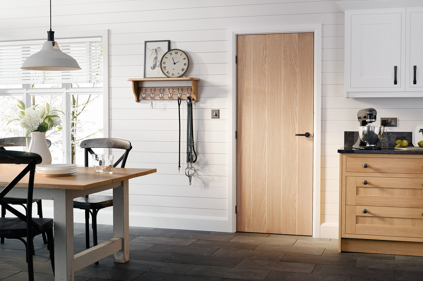 LPD Unfinished Oak Wexford FD30 Internal Fire Door