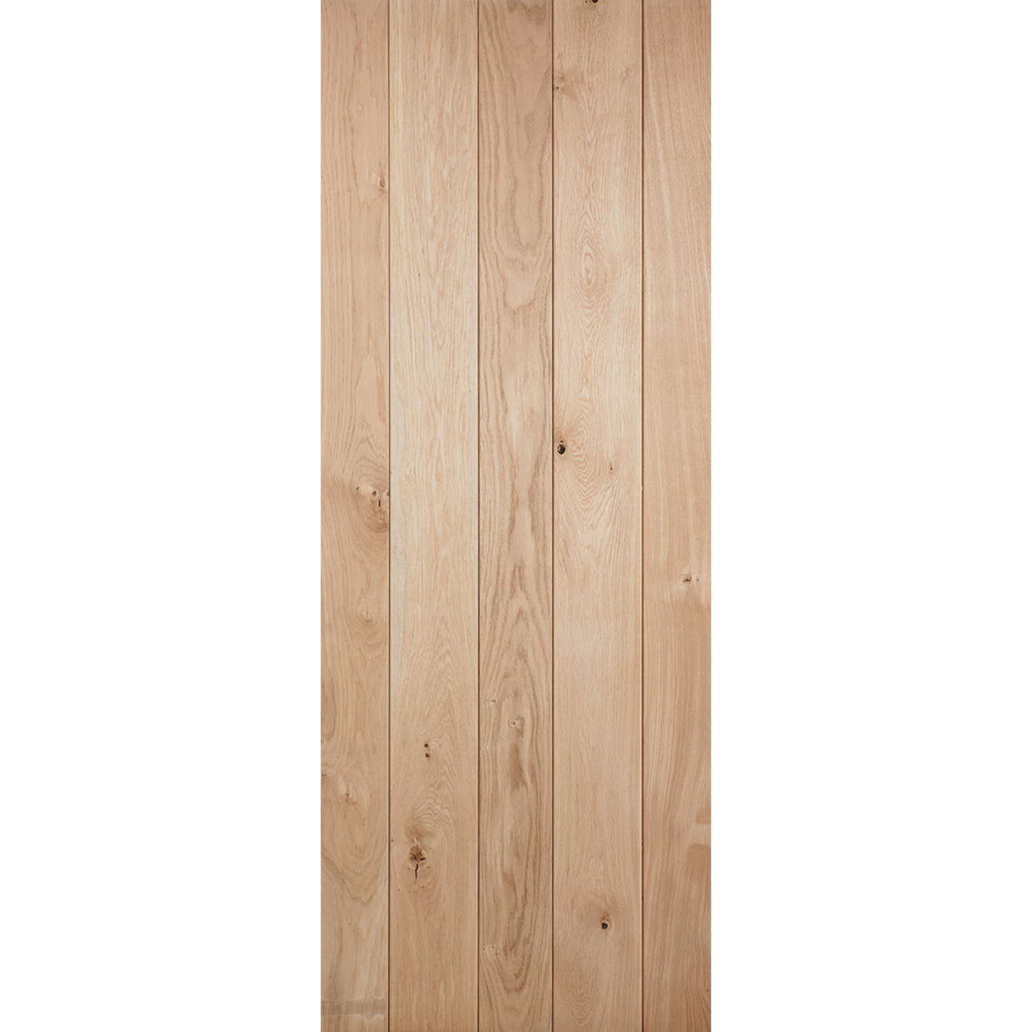 LPD Unfinished Oak Ledged Internal Door