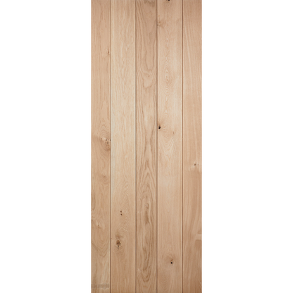 LPD Unfinished Oak Ledged Internal Door