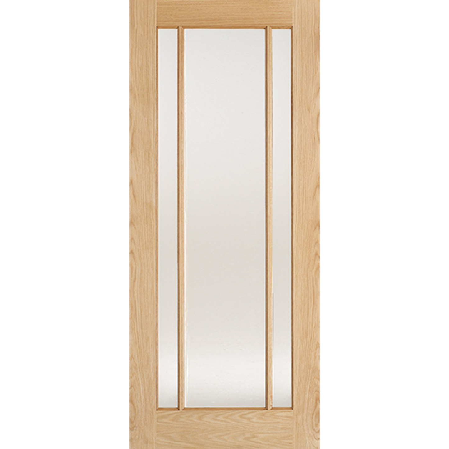 LPD Prefinished Oak Lincoln 3L Glazed Internal Door