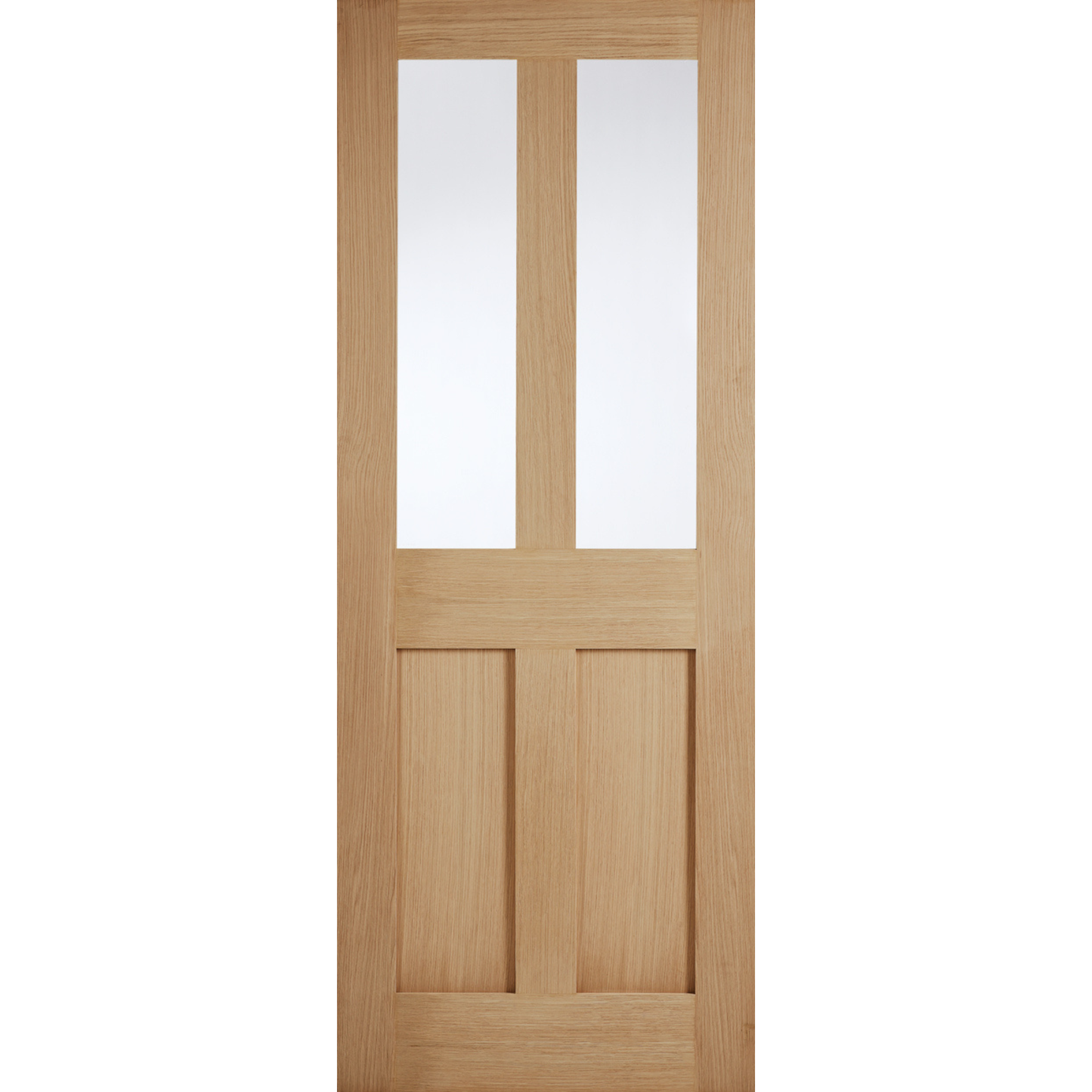 LPD Unfinished Oak London Glazed Internal Door