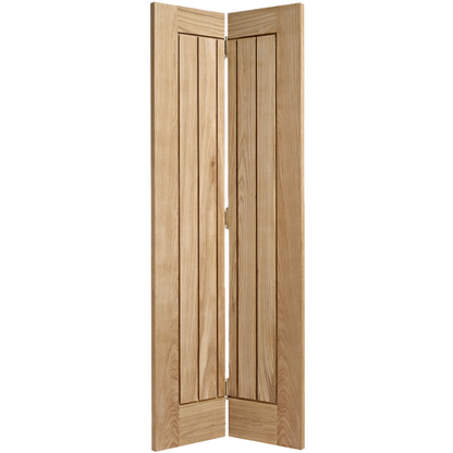 LPD Unfinished Oak Mexicano Bi-fold Internal Door System