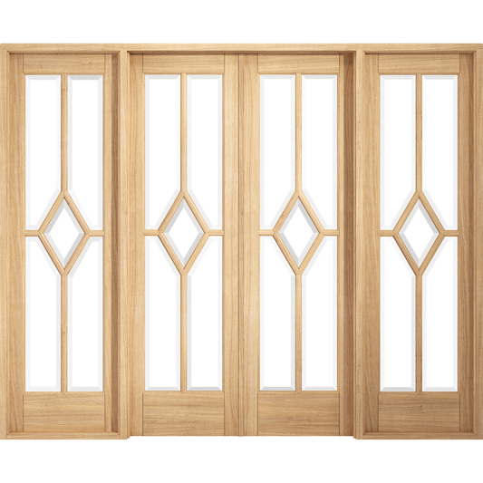 LPD Prefinished Oak Reims W8 Internal Room Divider
