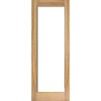 LPD Unfinished Oak Pattern 10 Glazed 1L FD30 Internal Fire Door