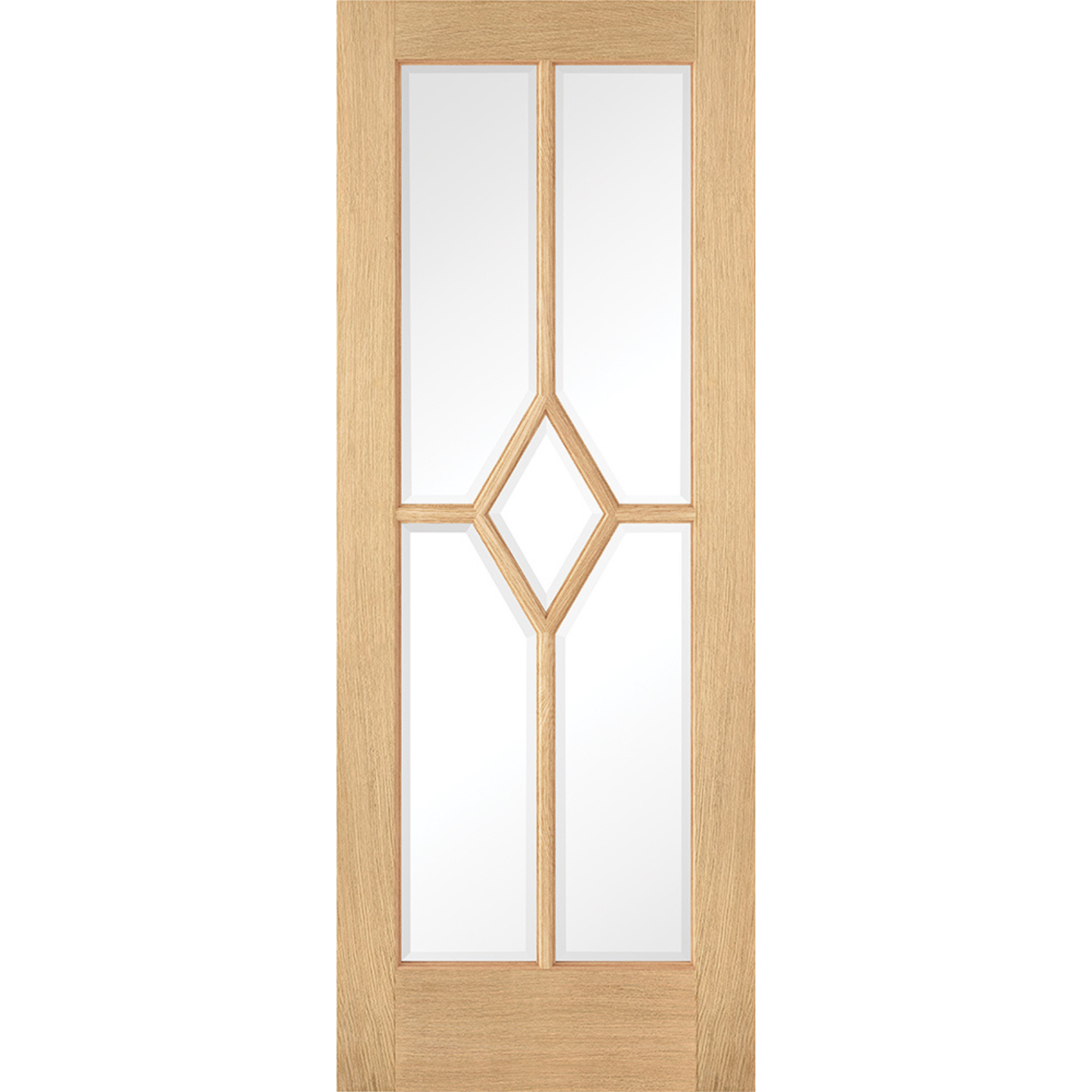 LPD Prefinished Oak Reims 5L Glazed Internal Door