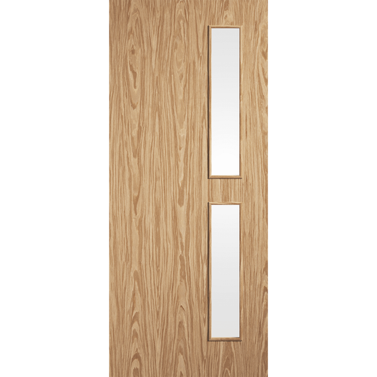 LPD Prefinished Oak Flush 16G FD30 Internal Fire Door