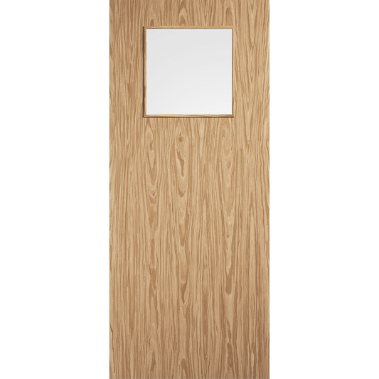 LPD Prefinished Oak Flush 1G FD30 Internal Fire Door