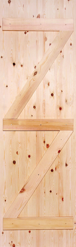 LPD Redwood Ledged & Braced External Door