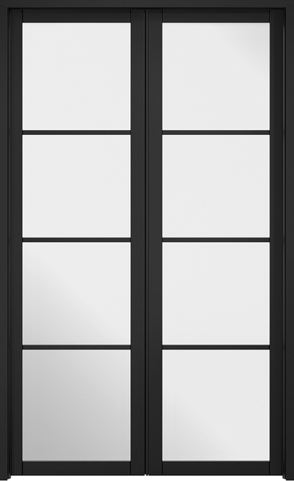 LPD Black Primed Soho W4 Internal Door Pair