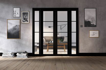 LPD Black Primed Soho W6 Internal Door Pair