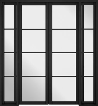 LPD Black Primed Soho W6 Internal Door Pair