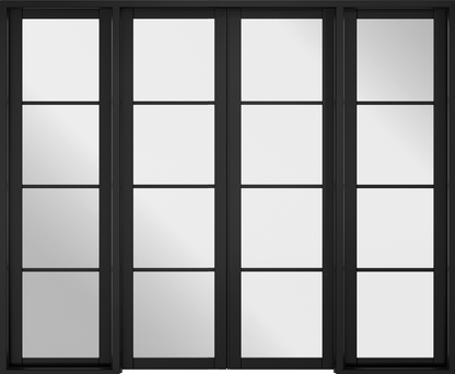 LPD Black Primed Soho W8 Internal Door Pair