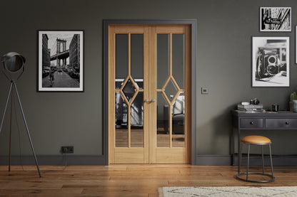 LPD Prefinished Oak Reims W4 Internal Room Divider