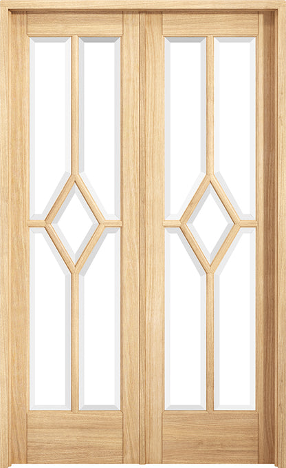 LPD Prefinished Oak Reims W4 Internal Room Divider