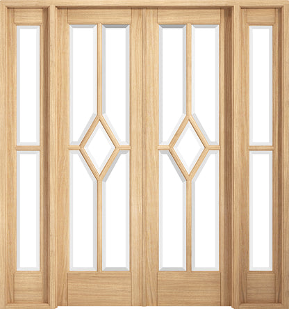 LPD Prefinished Oak Reims W6 Internal Room Divider