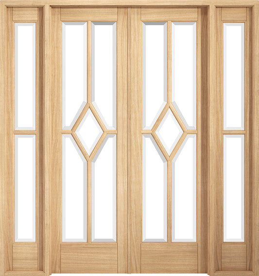 LPD Prefinished Oak Reims W6 Internal Room Divider