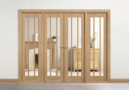 LPD Unfinished Oak Lincoln W8 Internal Room Divider
