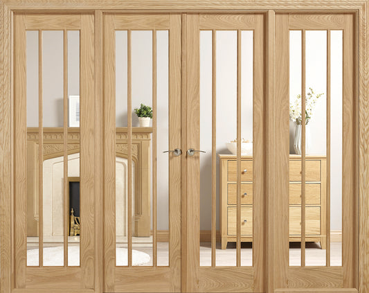 LPD Unfinished Oak Lincoln W8 Internal Room Divider