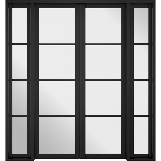 LPD Black Primed Soho W6 Internal Door Pair
