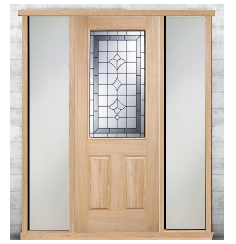 Green Tree Doors Vestibule Frame - Oak Look