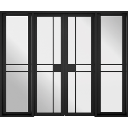 LPD Black Primed Greenwich W8 Internal Door Pair