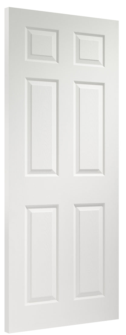 Colonist 6 Panel Internal Pre-Finished White Moulded Door