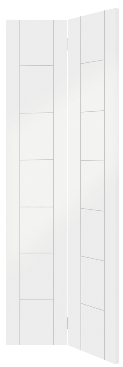 Palermo Internal White Primed Bi-Fold Door