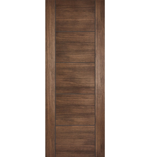LPD Prefinished Walnut Laminate Vancouver 5P Internal Door